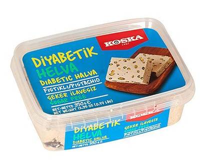 Koska Sugar-Free Pistachio Halva (Diabetic) 400G