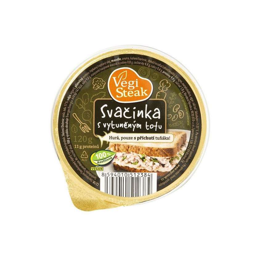 Svačinka s vytuněným tofu - VETO 120g