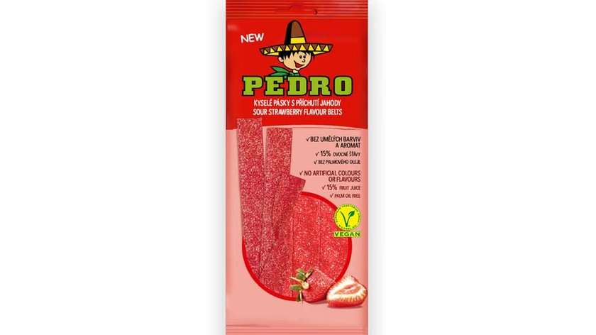 PEDRO JAHODOVÉ PÁSKY 80g