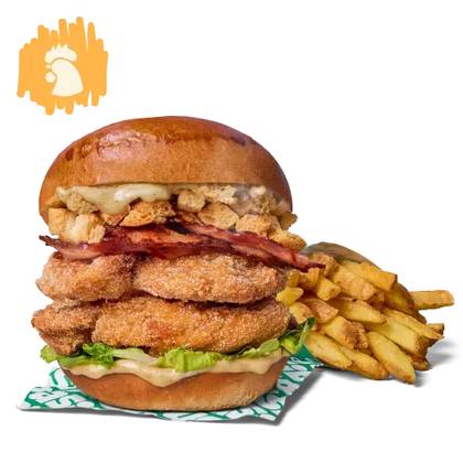 PODWÓJNY AVE CEZAR CHICKEN ZESTAW