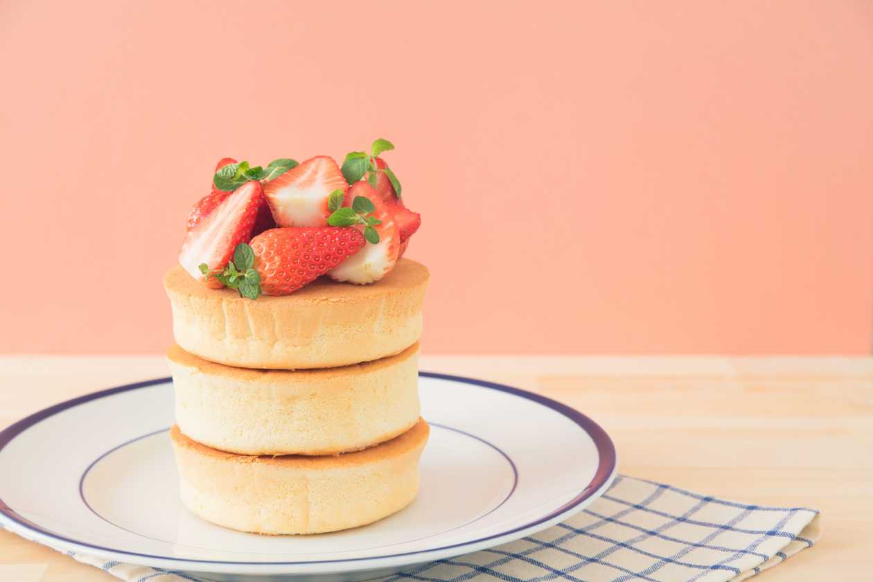 Pancake with Strawberry and Nutella