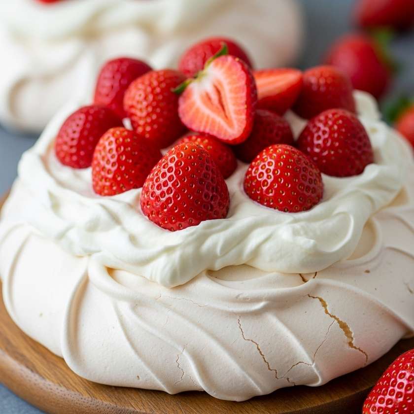 Pavlova de Morango