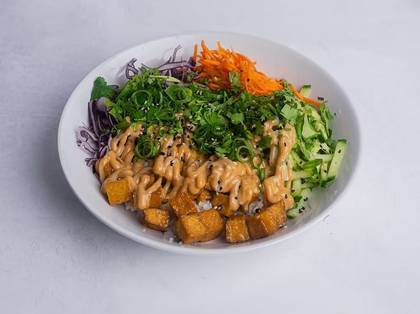 Tofu rice bowl