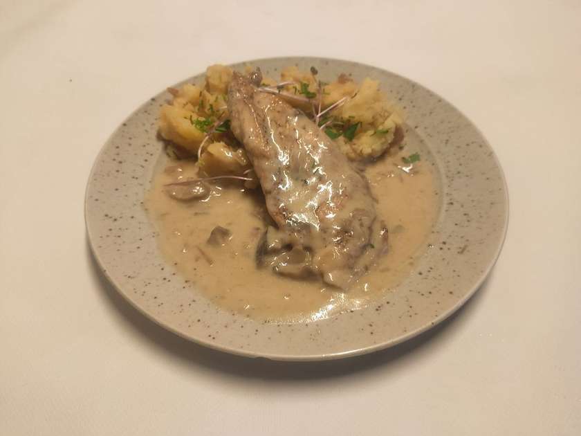 4) Steak z kuřecích prsíček