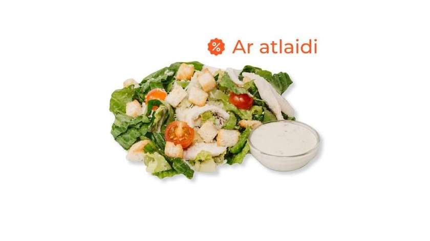 Caesar salad at a discount