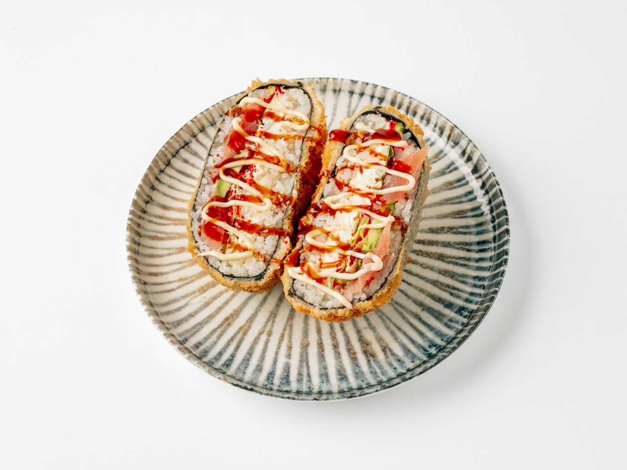 Sushi Burger with Tuna