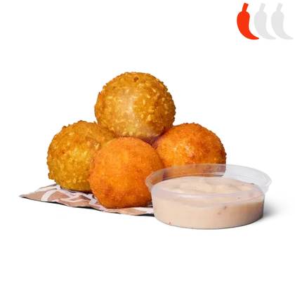 CHEESE BALLS MIX 4 PCS. + DIP