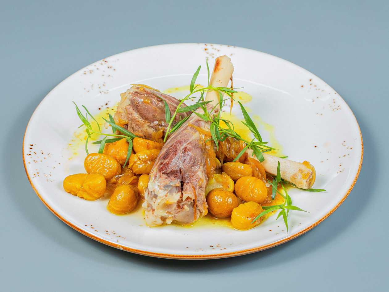 Lamb with chestnuts