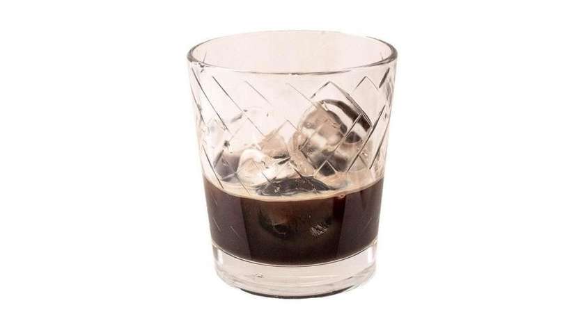 Double espresso on the rocks
