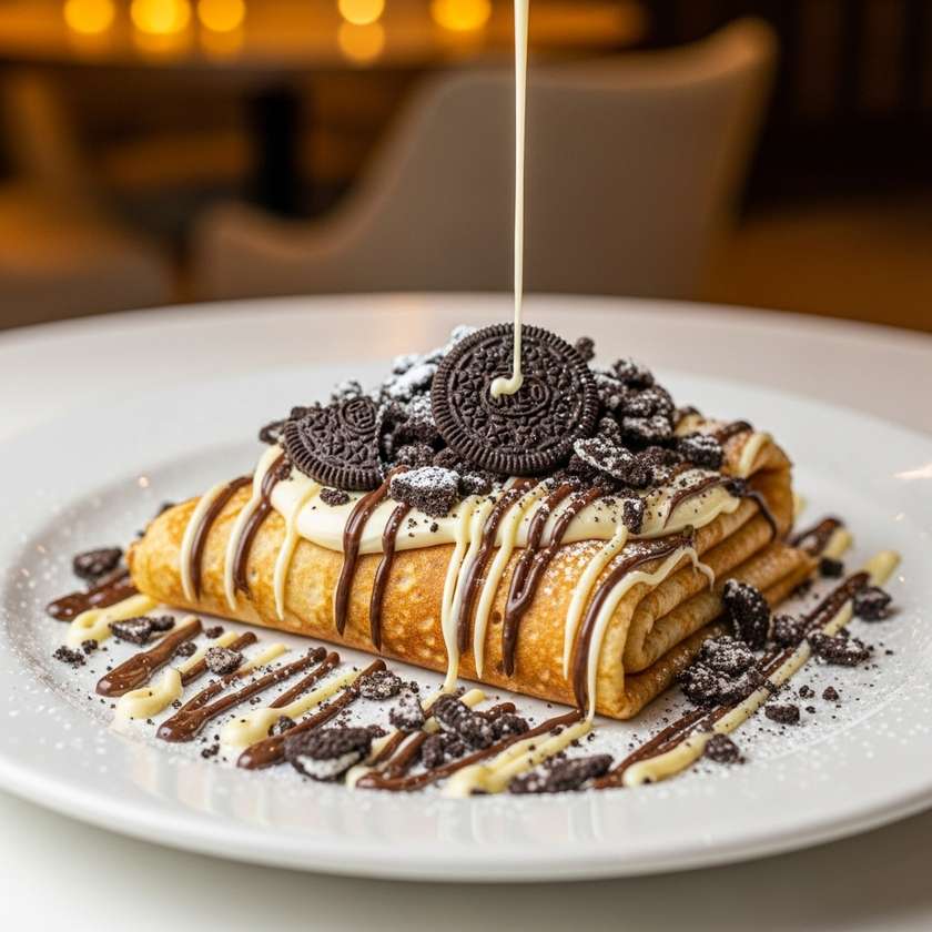 Crepe with Oreo
