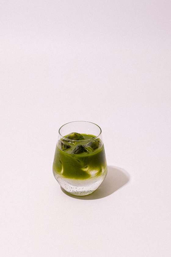 Iced matcha tonic