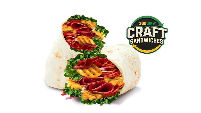 Wrap Sicilian with waffle fries