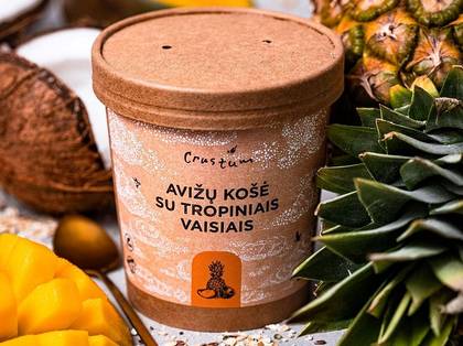 Avižų košė su tropiniais vaisiais, 82 g