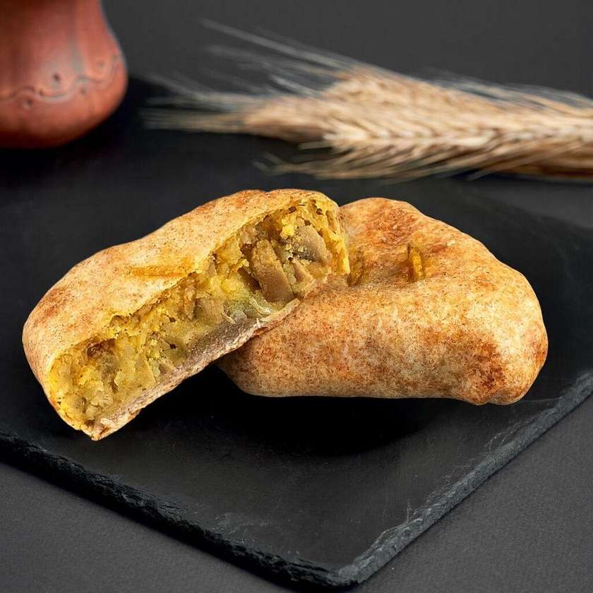 Самос з картоплею та печерицями