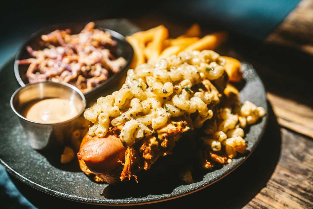 Copy of Copy of Hotdog with Mac'n'cheese