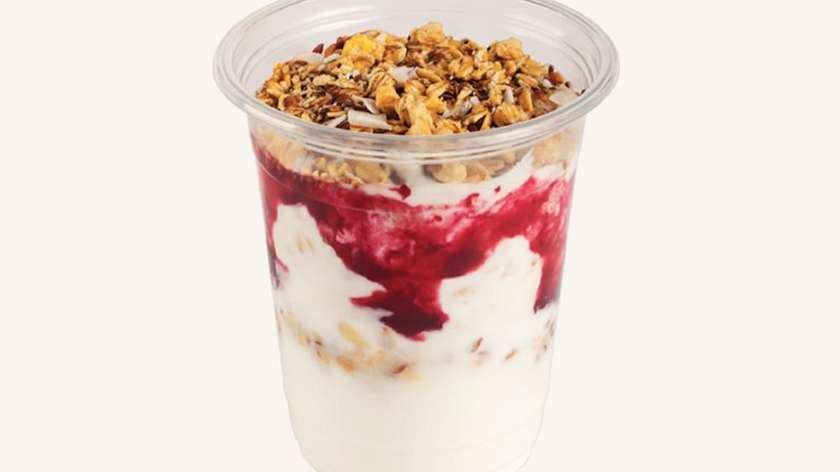 Granola & Strawberry Jam