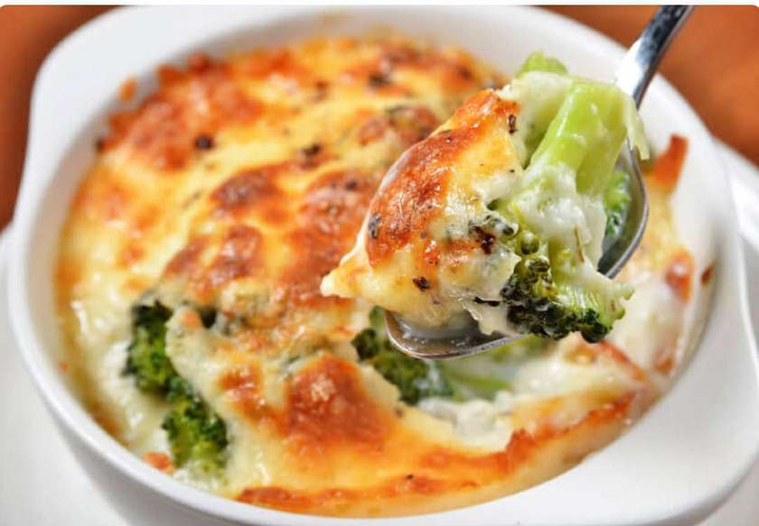 Scalloped Potatoes with Broccoli
