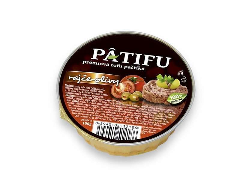 PATIFU - Rajče & olivy VETO 100g