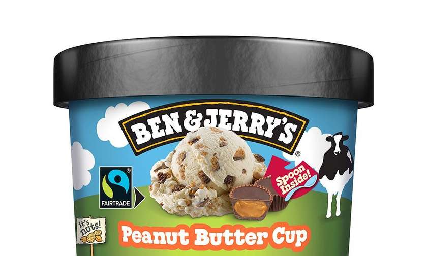 BEN & JERRY'S PEANUT BUTTER 465ml