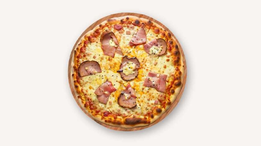 Pizza with Ham&Cheese, 19 cm