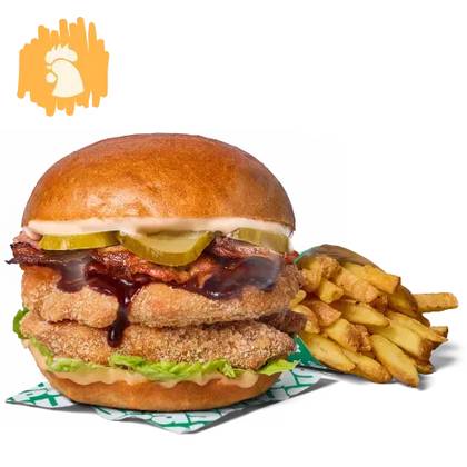PODWÓJNY BARNEY CHICKEN ZESTAW