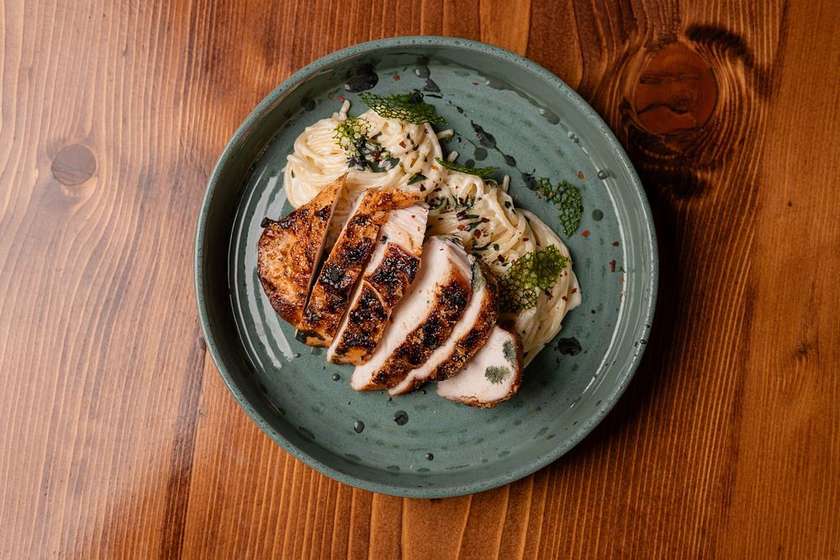 Паста Chicken Alfredo