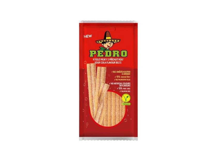 Pedro - Kyselé pásky s příchuť Cola 80g