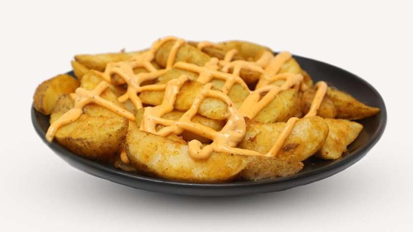 Potatoes with mexican sauce