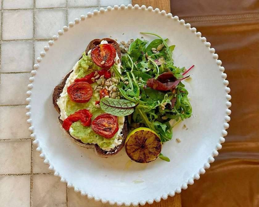 Avocado Toast on Buckwheat Bread