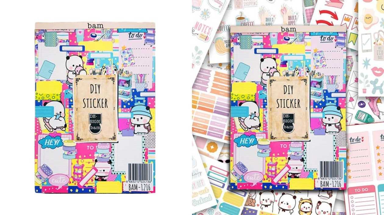 Panda DIY Sticker Set 24 * 17 cm