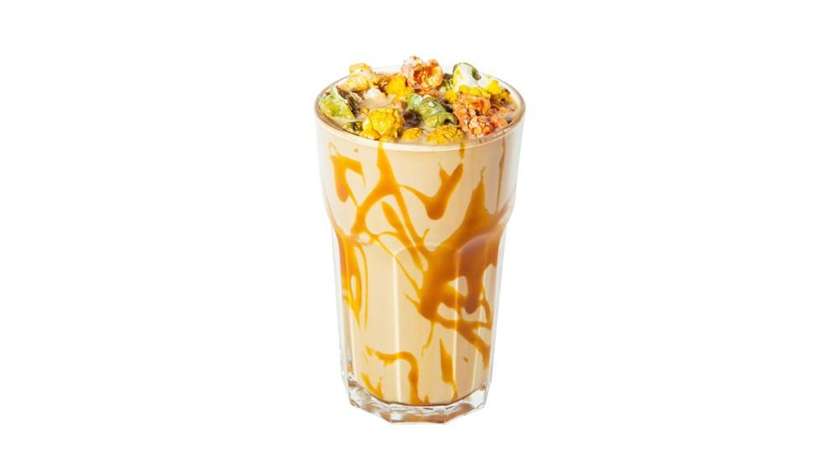Iced Popcorn latte