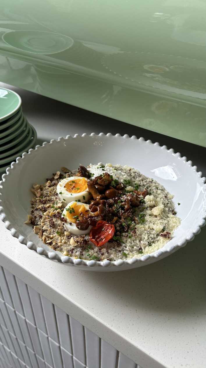 Truffle oatmeal