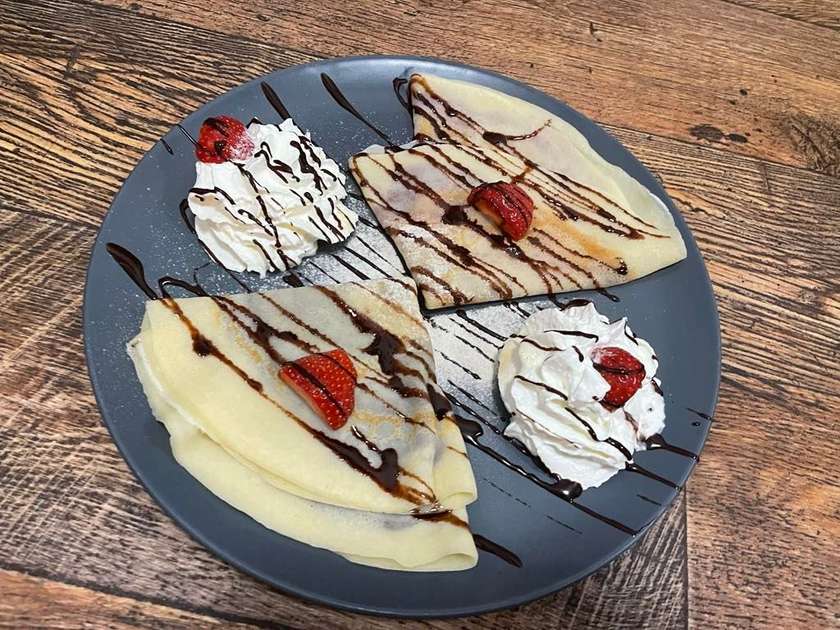 Pancakes with Nutella