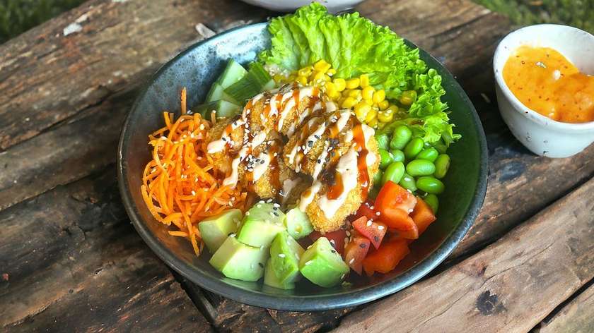 Poke bowl Krevety(1,6,11)