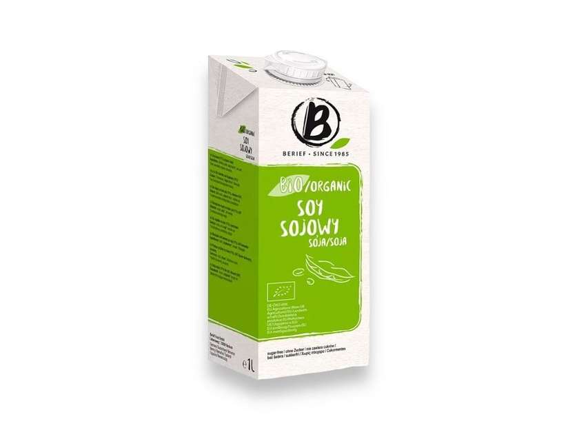 Berieff - Organic Soya Unsweetened 1L