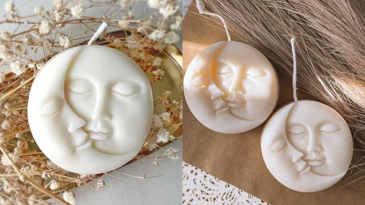 Ay Gunash Organic Candle (White)