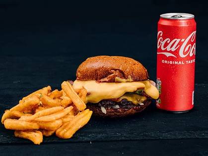 Cheddar Bacon Smash Burger Menu