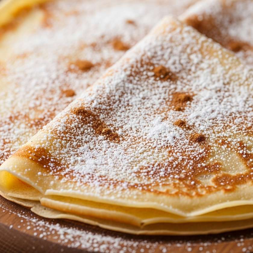 Crepe with Sugar and Cinnamon