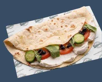 Laffeh Labneh w Zaatar (Sandwich) -VEGETARIAN