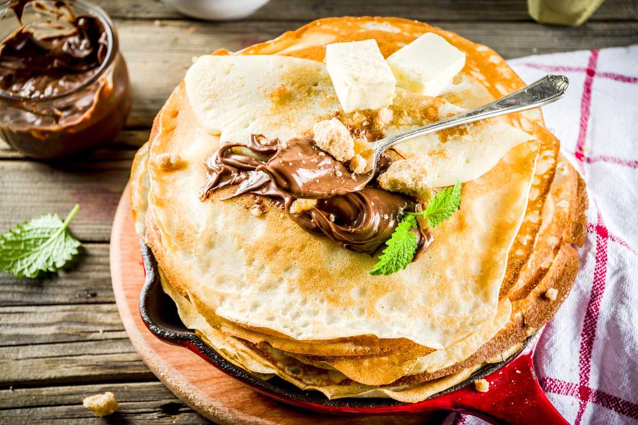 Crepe with Nutella Speculoos