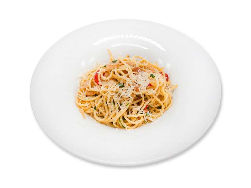 65. Špagety alio olio