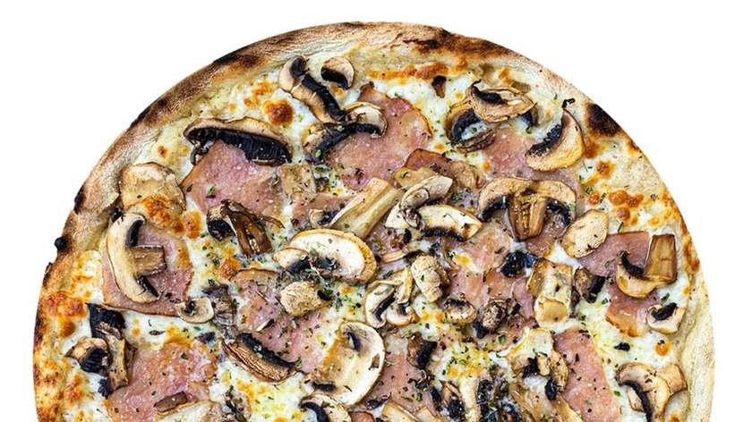 Pizza carbonara
