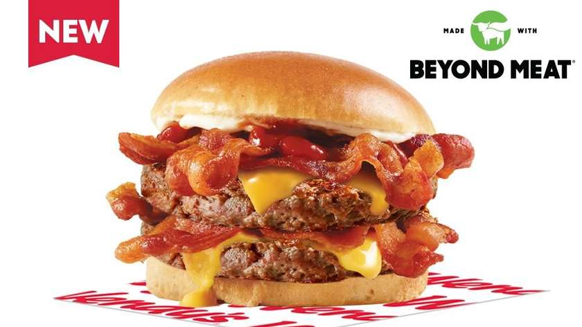 Baconator with Beyond meat