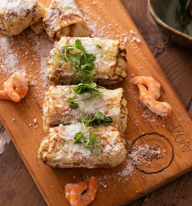 Crepes de Camarão 2P