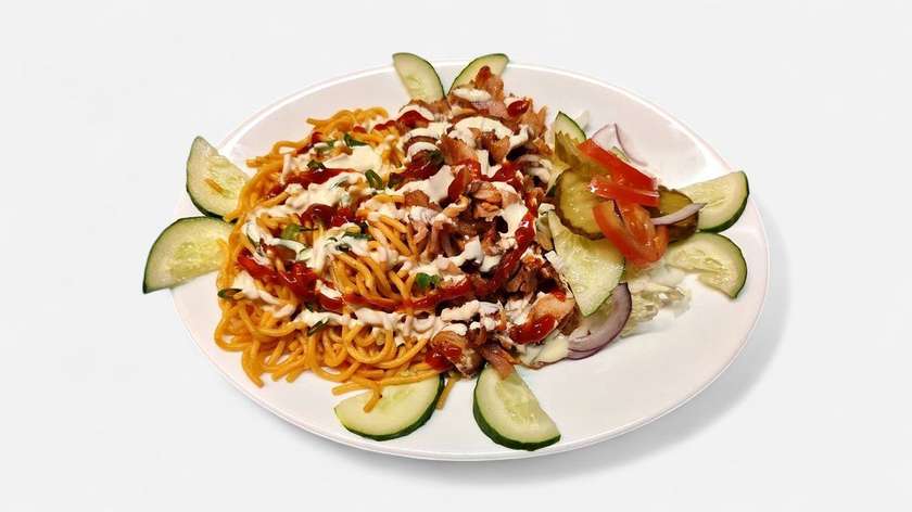 Kebab Plate with noodle or rice
