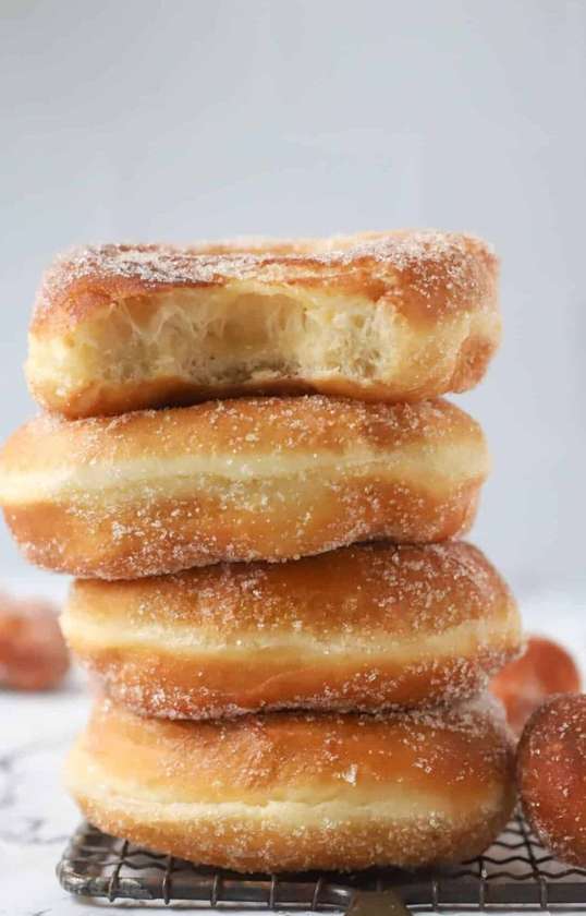 Sugar coated doughnuts