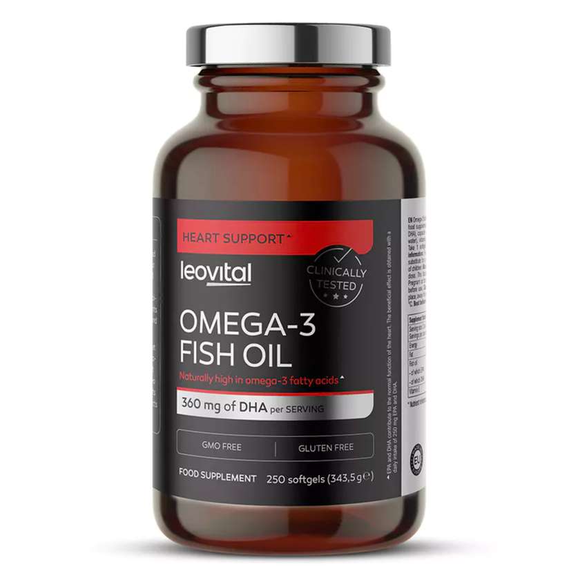 Omega-3 fish oil 250 softgels