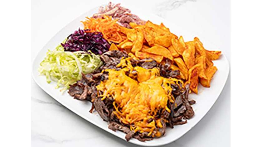 Kebab Plate with Yellow Cheese and Beef-Lamb Meat - 200g