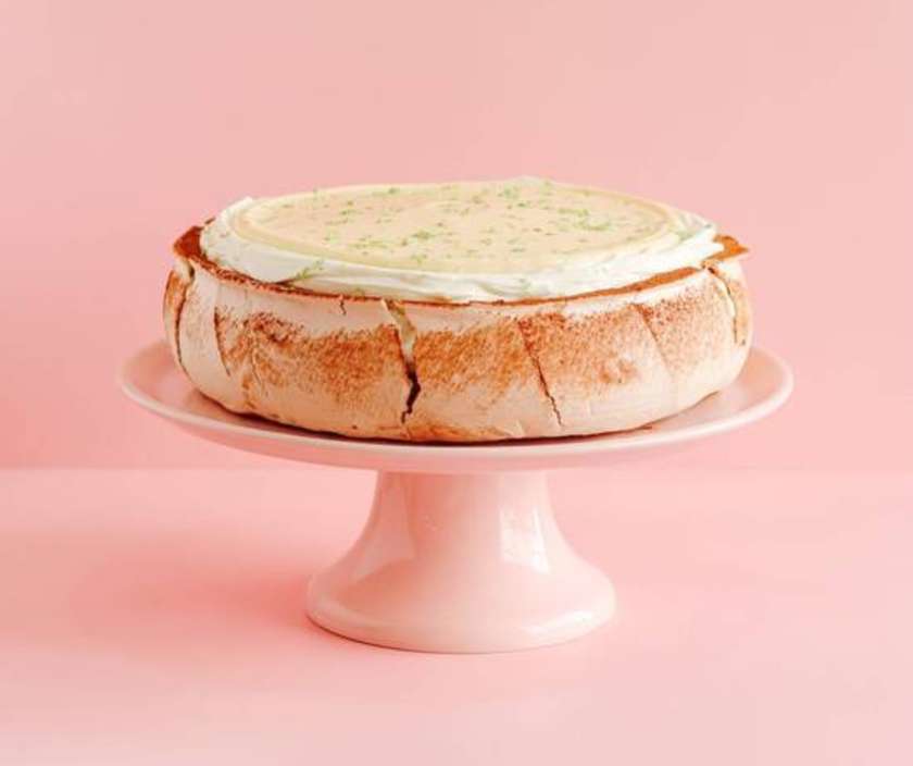 Fatia Pavlova Lima Limão