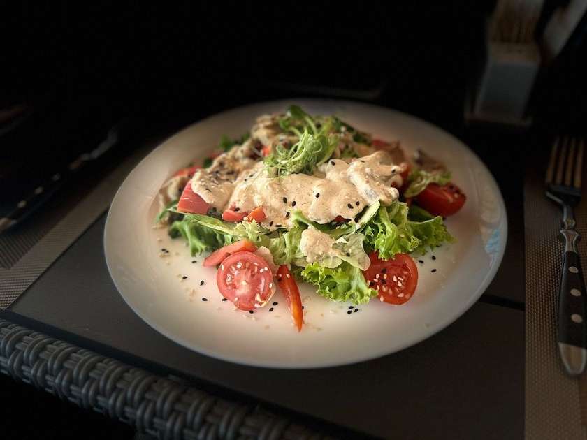 Warm Salad with Veal